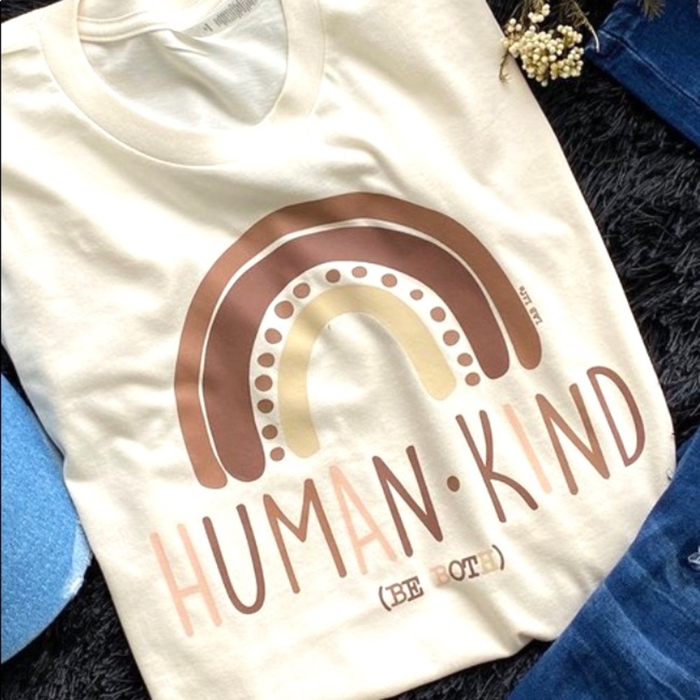 Human Kind Cream Tee